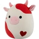 thumbnail image 2 of Push Squishmallows Original Idris The Red and White Hearts Cow, 2 of 9