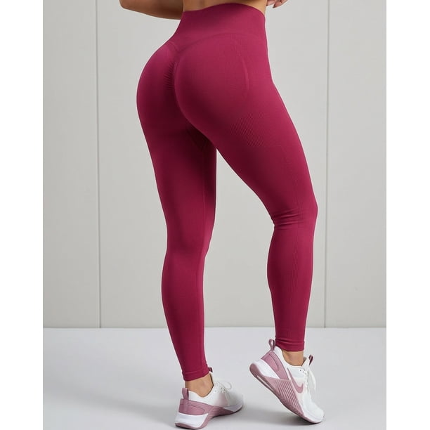 Calza Mujer Seamless Push Up Tiro Alto - YJ324