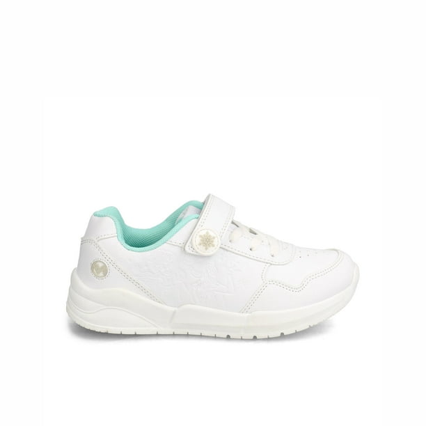 Zapatilla Escolar Niña Bubblegummers Frozen Blanco-Aqua