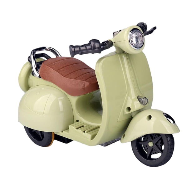 360 Rotating Stunt Motorcycle Pet Supplies Para Niños Pequeños Regalo De Cumpleaños Verde