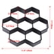 thumbnail image 3 of Molde hexagonal para pavimento Skelang 29x28x4 cm reutilizable de ABS, 3 of 7