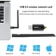 thumbnail image 5 of Adaptador WiFi para PC, Dongle de red inalámbrica USB 3.0 de 1200 Mbps con antena de 5 dBi para ordenador de escritorio o portátil, banda dual 2.42G/5.8G 802.11ac, compatible con Windows 11/10/8/8.1/7, 5 of 8