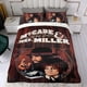 thumbnail image 4 of McCabe y la Señora Miller Conjunto de sábanas temático, trío de piezas, cómodo y amigable con la piel, diseño único, regalo de decoración para el hogar para familiares, amigos y fans,135cm *200cm, 4 of 6