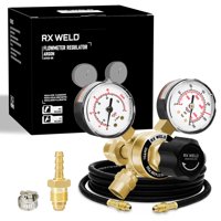 Regulador De Argón Para Soldadura A Gas Rx Weld Para Mig Y Tig