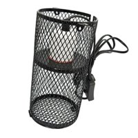 Magideal - Lámpara De Calefacción Para Jaula De Loros, Lámpara De Calor Para Reptiles, Pantalla De Protección Para Reptiles, Suministros De Invierno, Pantalla De