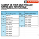thumbnail image 3 of Cadena De Nieve 2828 Rodado Simple Con Rompehielo, 3 of 9