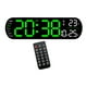 thumbnail image 3 of Reloj Despertador Digital Con Pantalla De Temperatura Para Sala De Estar, Mesita De Noche, Dormitorio, Color Verde, 3 of 5