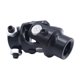 thumbnail image 2 of 3/4-36 Spline X 3/4" DD NEGRO Eje De Dirección único Junta Universal En U 83 Mm, 2 of 5