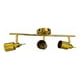 thumbnail image 1 of Lámpara Pared Techo 3 Luces E27 LED Ajustable Dorada Jhn, 1 of 3