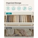 thumbnail image 3 of Set de 4 organizadores de ropa para armario SONGMICS, color beige, 3 of 6