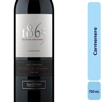 Vino Carménère Botella 750 Ml San Pedro