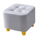 thumbnail image 1 of Reposapiés Taburete otomano Mueble Taburete escalonado Taburete cuadrado antideslizante Taburete para sofá Habitación infantil Sala de juegos Oficina Gris, 1 of 5
