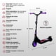 thumbnail image 2 of Scooter Eléctrico Plegable 10 Km/h Violeta, 2 of 4