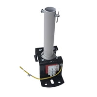 Ioensy - Soporte De Montaje Para Ventilador De Techo De Metal Para Luminarias Patio Porche Decoración Del Hogar