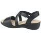 thumbnail image 2 of Sandalia Comfortflex Mujer 2388404 Negro Casual, 2 of 5