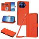 thumbnail image 1 of Funda Cartera Trébol para Xiaomi 17T Pro con Ranuras Tarjetas y Carga Inalámbrica Naranja, 1 of 6