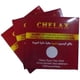 thumbnail image 2 of Papel de aluminio para shisha, preperforado, dorado, de 5,9 pulgadas (0,035 mm), 90 hojas, 30 hojas por paquete (paquete de 3), 2 of 5