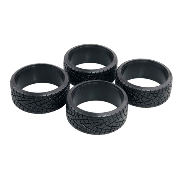 4 Piezas 1/10 Neumáticos De Rueda A Prueba De Golpes Ligeros Universales Para HPI TT01 TT02 B