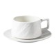 thumbnail image 3 of Tazas De Capuchino Con Platillo, Taza De Café Para Restaurante, Cafetería, Regalo De Inauguración De La Casa, Color Blanco, 3 of 5