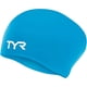 thumbnail image 3 of Gorro de natación TYR para cabello largo, sin arrugas, silicona, negro, adulto, 3 of 5