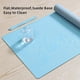 thumbnail image 4 of Alfombrilla de escritorio Wolaile 91x43 cm impermeable antideslizante azul claro, 4 of 9