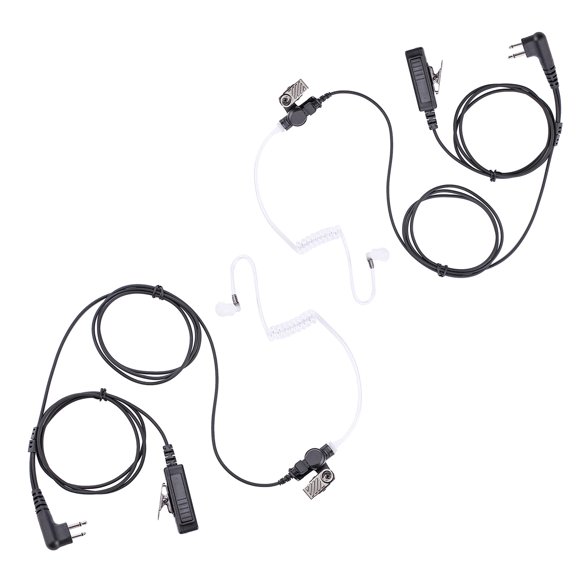 Auriculares de vigilancia de 2 hilos POFENAL DTR650 RDM2070D (paquete de 2)