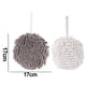 thumbnail image 2 of Toalla de mano, toalla de baño de microfibra esponjosa con forma de bola decorativa y lazo, 2 of 5