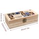 thumbnail image 2 of Madre e Hijos Caja Organizadora de Madera Rústica - Caja Decorativa Multifuncional para Escritorio, Hogar, Oficina, Joyas y Manualidades, 2 of 6