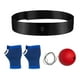 thumbnail image 2 of Diadema Con Pelota De Reflejo De Boxeo, Mejora La Coordinación Mano-ojo, Agilidad, Ajustable, Color Rojo, 2 of 5