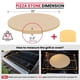thumbnail image 2 of Piedra Para Pizza Redonda De 38 Cm De Cordierita Resistente, 2 of 9