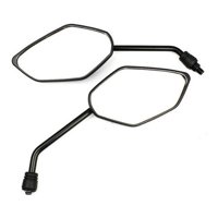 Genérico - Espejos Para Moto Yamaha Nmax 155 Negro