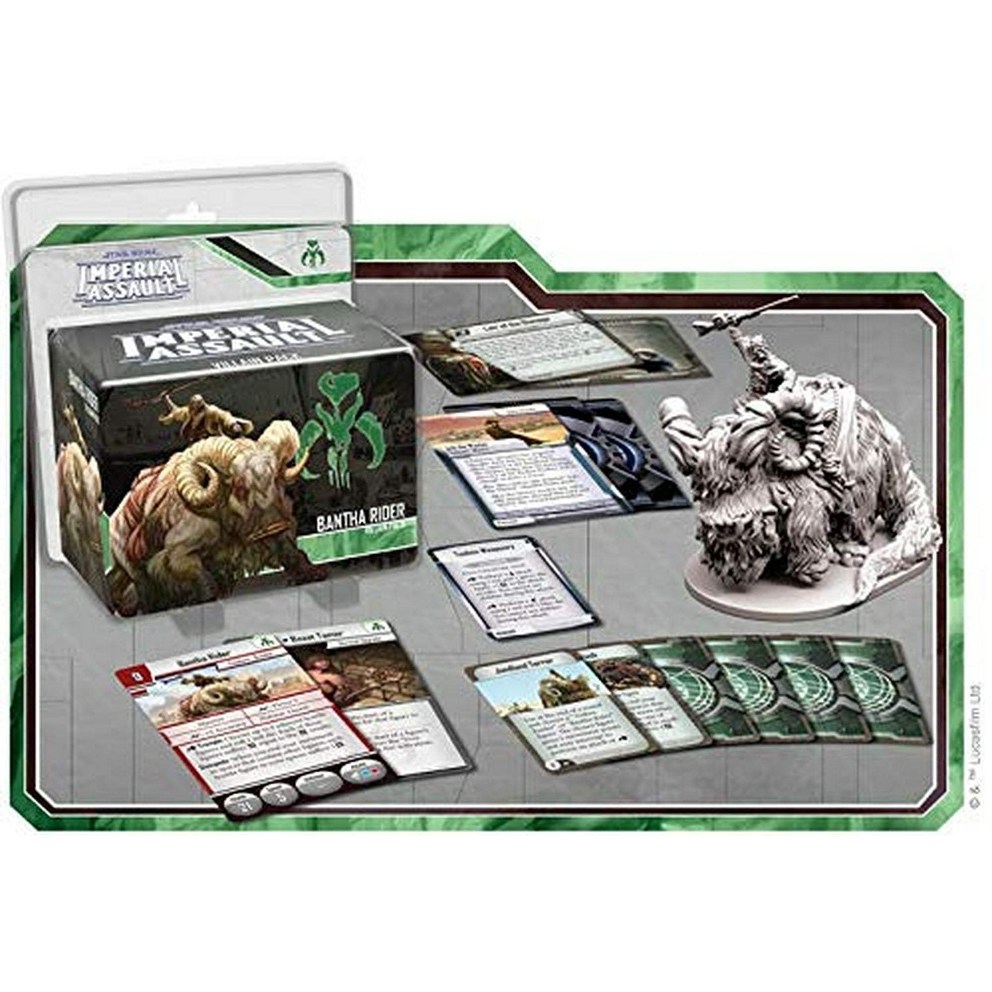 Fantasy Flight Games - Star Wars Imperial Assault Board Game Bantha Rider Villain Pack | Juego De Estrategia | Ju