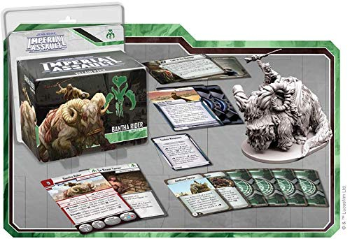 Fantasy Flight Games - Star Wars Imperial Assault Board Game Bantha Rider Villain Pack | Juego De Estrategia | Ju