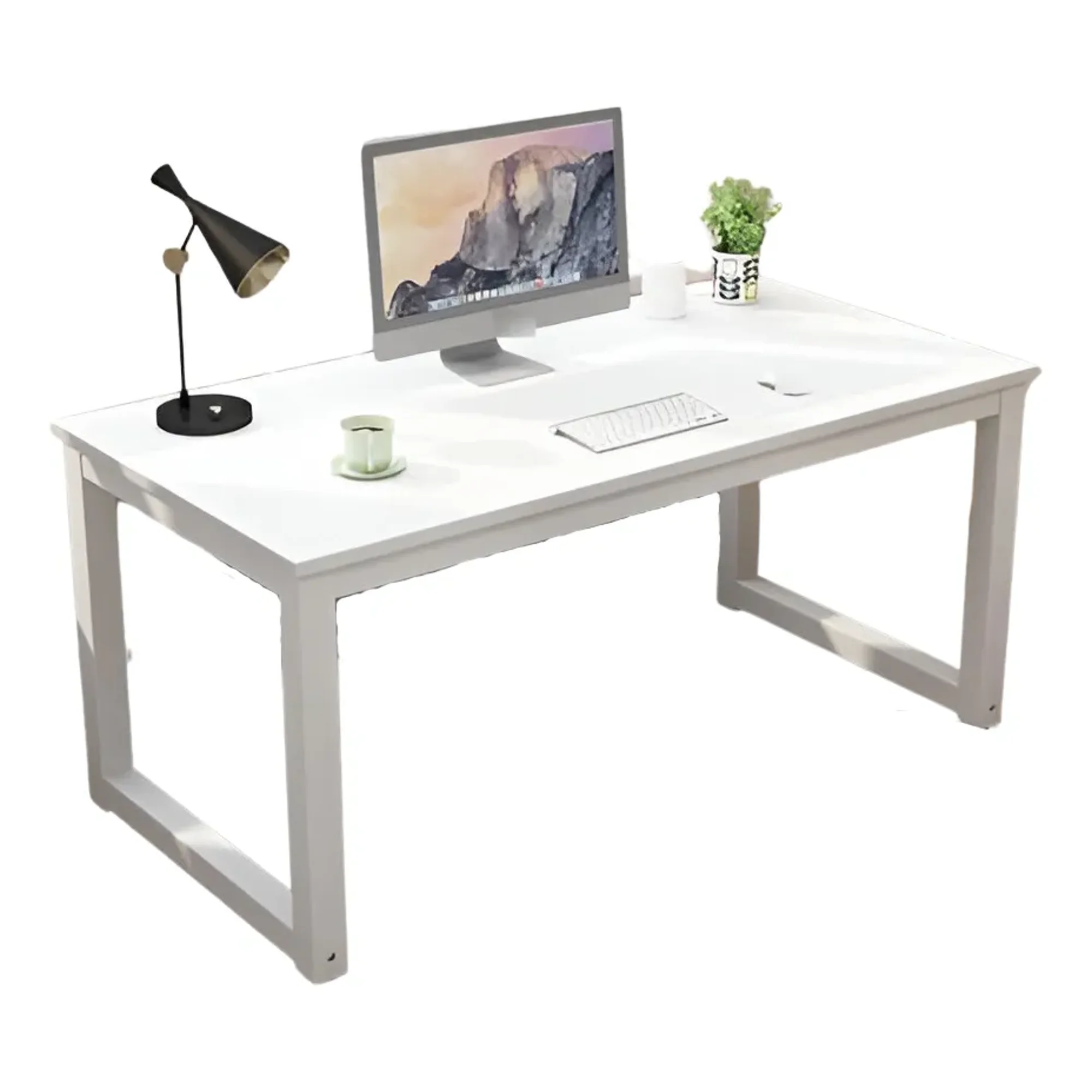 Escritorio Oficina Y Home Office 120x60x75 Pitaya Cl Blanco