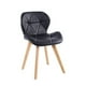 thumbnail image 3 of Comedor Mesa blanca 100cms + 4 Sillas Mariposa Wood Negro, 3 of 3