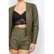 thumbnail image 3 of Conjunto de Chaqueta y Shorts con Botones Laterales Detallados, 3 of 5
