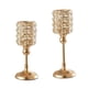 thumbnail image 2 of 2 Candelabros Dorados De Cristal Para Decoración De Fiestas, Candelabro, Regalo De Navidad, 2 of 3