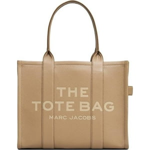 Cartera Marc Jacobs The Leather Tote Grande Camel