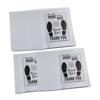 Magideal - 50 Alfombrillas De Papel Desechables Para Coche, Impermeables, Para Limpiar El Suelo. Estilo Blanco A