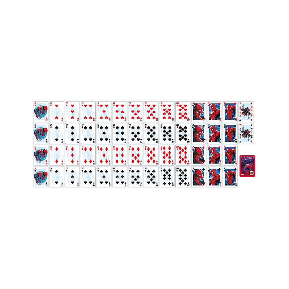Toyng - Juego De Mesa Naipes Caja Metalica - Spiderman