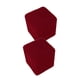 thumbnail image 4 of 2xFoot Taburete Funda Elástica Otomana Rectángulo Fundas Para Reposapiés Vino Rojo, 4 of 4
