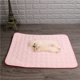 thumbnail image 2 of Xiao Hua Almohadilla de Hielo para Mascotas, Base Antideslizante, Rosa, Lavable, Adecuada para Almohadillas de Enfriamiento para Mascotas para Gatos y Perros en Verano, 39.37 X 29.5in, 1 Pieza, 2 of 4