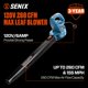 thumbnail image 2 of Soplador de hojas SENIX BLE06-L 6 A 120 V liviano, 2 of 8