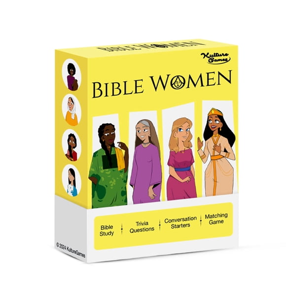 Juego de cartas Mujeres de la Biblia – 70 tarjetas – Kulture Games