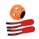 thumbnail image 2 of Entrenador De Swing De Golf Con Corrección De Gestos De Pelota De Golf Práctica De Alineación De Golf Naranja Con 2 Muñequeras, 2 of 3