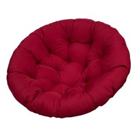 Magideal - Cojín Para Silla Colgante, Cojín Para El Suelo, Suave, Cojín Para Silla Con Forma De Huevo, Cojín Para Asiento, Cojín Para Silla Para El Hogar, Jardín Rojo Oscuro