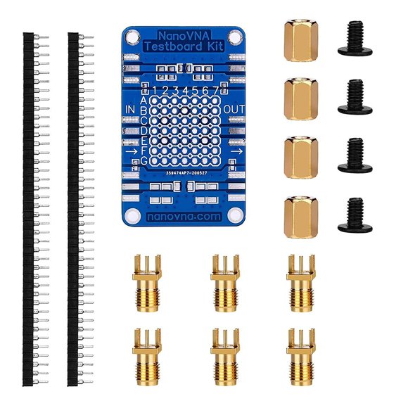 Kit de tablero de pruebas AURSINC NanoVNA Set de demostración con accesorios