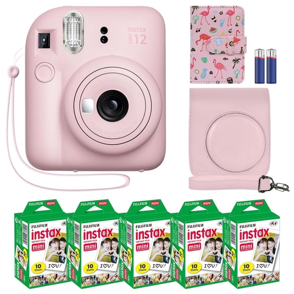 Cámara Instax Mini 12 Con Paquete De Accesorios Y Película