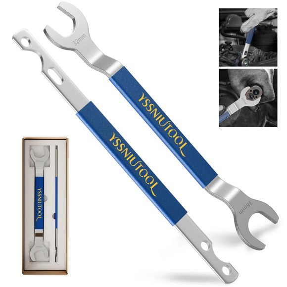 Juego de llaves para embrague de ventilador YSSNIUTOOL 32 mm y 36 mm, azul