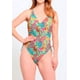 thumbnail image 1 of Traje De Baño Rebajado Estampado Rojo S, 1 of 3